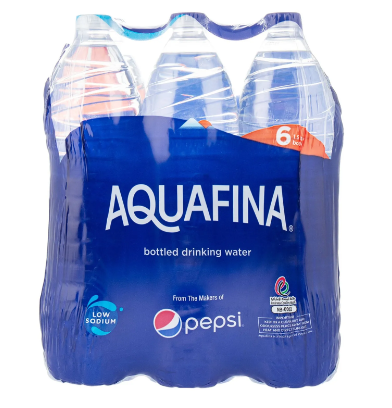 Aquafina Still Drinking Water Bottle 6 x 1.5 Litres